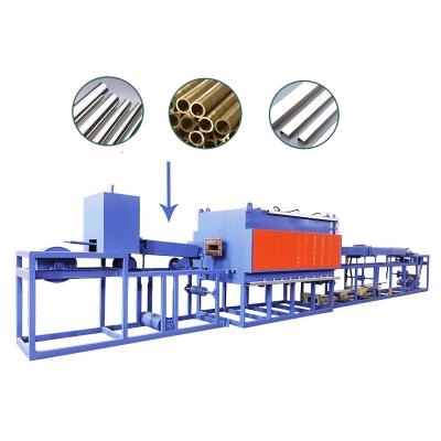 China Continuous Annealing Mesh Belt Bright Annealing Electric Furnace For Stainless Steel Tubes for sale