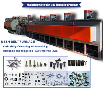 China Tempering Mesh Belt Electric Heat Treatment Furnace For Quenching And Tempering for sale