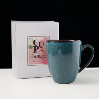 China Disposable Cup Ceramic Memorial Ceramic Mug Coffee Cup for sale