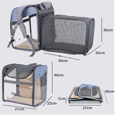 China Folding Pet Cage Carrier Airline Approved Pet Carrier Bag With Breathable Mesh Cat Dog Pet Bag for sale