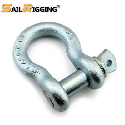 China Heavy Industry US Type Galvanized G209 Shackle Arc Type Shakle for sale