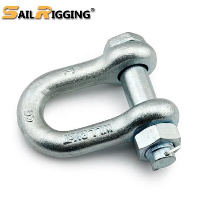 China Heavy Industry G2150 Drop Forged US Type Mini Double Bolt Shackle for sale