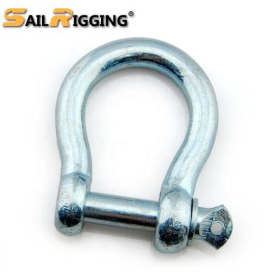 China Japanese Commercial Type Galvanized Carbon Steel Bow Heavy Industry Shackle for sale