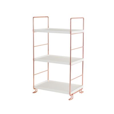 China Best Quality Adjustable Home Storage Rack Shelf Bathroom Storage Shelf Multifunctional Viable Rack Shelf For Home for sale