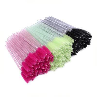 中国 Multi-Funtion Environmental Protection Plastic Makeup Brush Micro Sweeps Disposable Mini Mascara Wands Key Chain 販売のため