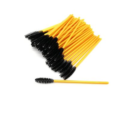 中国 Professional Wholesale 50pcs Fashion Eyelash Extension Tools Disposable Eyelash Brushes Mascara Wand For Eyelash Extension 販売のため