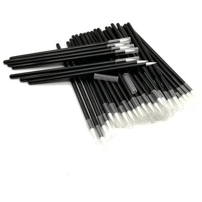 China Portable Wholesale Fine Hair Skin-friendly Long Lasting Tip Eyeliner Brushes Lip Liner Applicators à venda