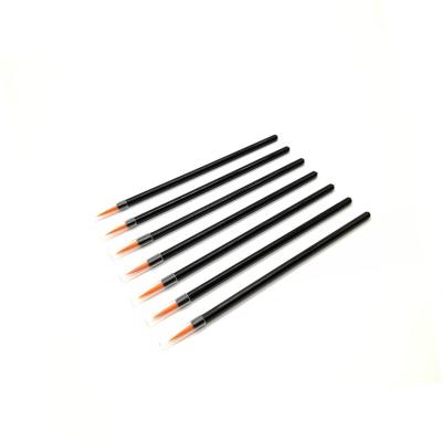 中国 Wholesale Quick Disposable Nylon Nylon Eyeliner Brush Durable Makeup Eyeliner Brushes Fine Applicator 販売のため