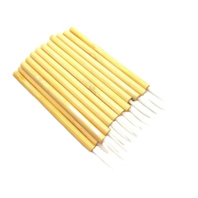 China Factory Made Smooth Eyeliner Bamboo Disposable Eyeliner Applicator Biodegradable Eco-Friendly Wholesale for sale