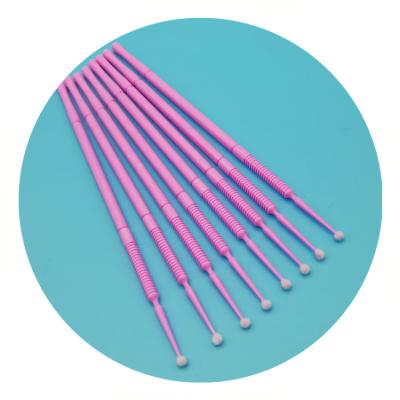 China Qingdao Dental Top Materials Dental Disposable Health Brush Micro Consumable Applicator With Flocking Cotton Tip for sale