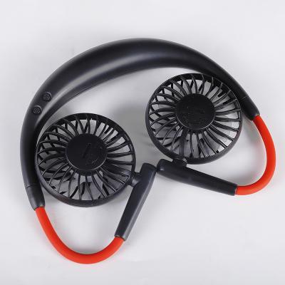 China Won't Get Tangled In The Hair 2021 LED Hair Sports Fan 2000mAh Usb Fan Hot Colorful Light Portable Summer Gift Air Cooler for sale