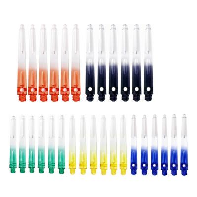 China Plastic 48mm Two Color Darts Accessories PC Shafts For Tungsten Dart for sale