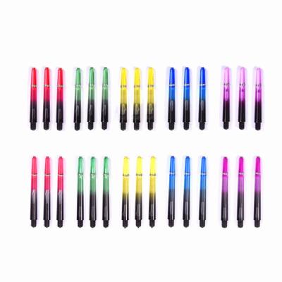 China Plastic Durable Two Colors Darts Accessories PC Shafts For Tungsten Dart for sale