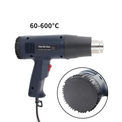 China Heat Gun Film 2000W Cool Air Dual Temperature Adjusting High Power Plastic Cool/Hot/Hot Air, 0.57KG/PCS Temperature Adjustable 120V/230V JIT for sale