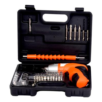 China ABS+CRV 3.6V Mini Cordless USB Charging Multi Functional Drill Household Electric Power Screwdriver Set for sale