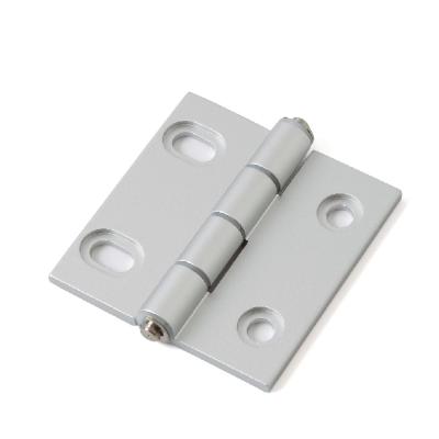 China 62x63mm Size Silent Hole Industrial Type Aluminum Alloy Hinges for sale