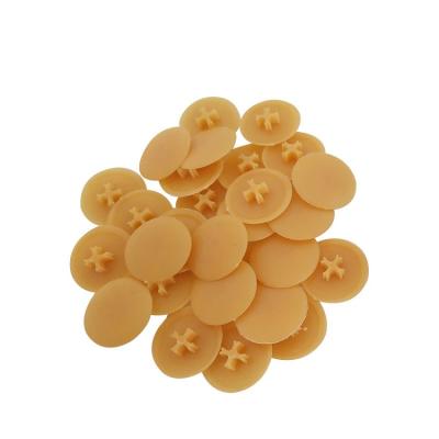 China 17mm Flat Head Screw Hole Cover Caps Plastic Cross Round; for sale