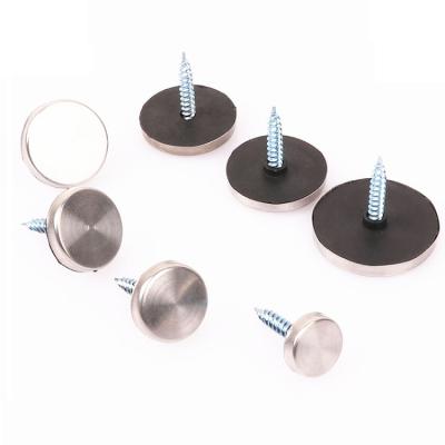 China Decorative Stainless Steel 12mm Stainless Steel Screw Hole Cover Caps for sale