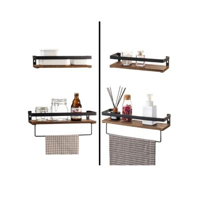 China Factory Wholesale Quality Adjustable Frame (Height) Floating Wall Mount Shelves Set for sale