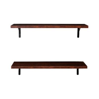 China (Size)Adjustable Modern Floating Wall Shelf Mounted Wooden Bracket Wall Rack for sale