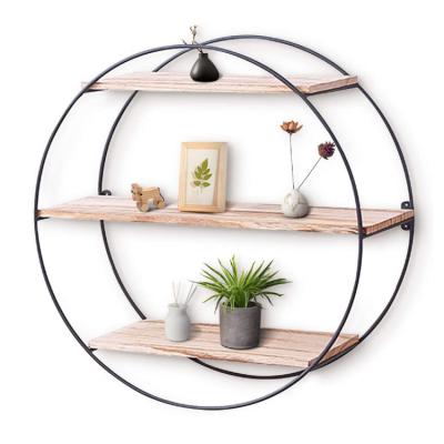 China Adjustable (Height) Wooden Shelf Floating Wall Shelves Home Decor Unique Floating for sale