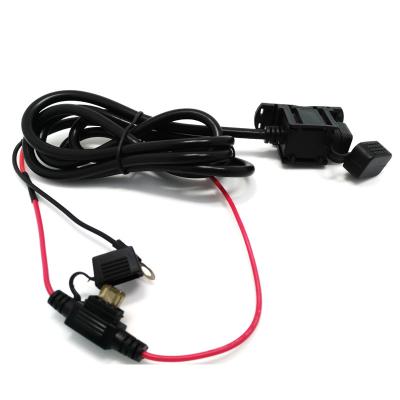 China Wholesale High Quality Waterproof Motorcycle Phone Charger/Scooter Motorcycle Usb Charger 180cm for sale