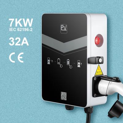 China New China-chic 7KW 220V 32A AC EV Charger Wall Mounted Station IEC62196-2 IP67 for sale