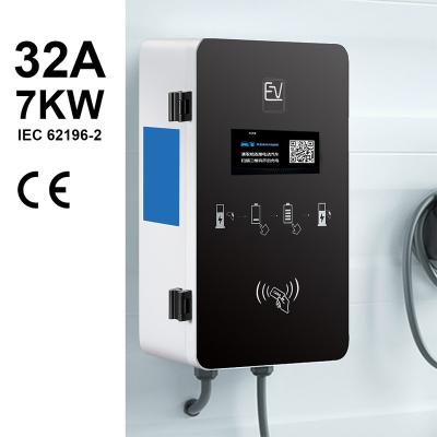 China China-chic New EV Charger Type 2 32A 7KW Type 2 - 2 ev Charger Wallbox Home EV Charger for sale