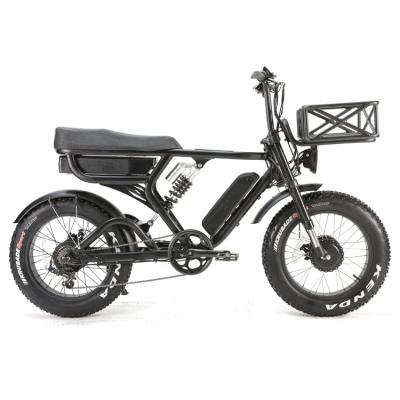 China Aluminum alloy 48v 500w full suspension long term ebike fat electric bike, electric bicycle fat tire electric bike for sale