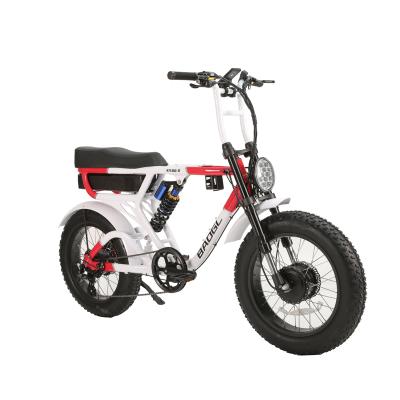 China Alloy 73 Retro Chopper Fat Tire Electric Bicycles Ebike 1000w Aluminum Electric Motorcycle for sale