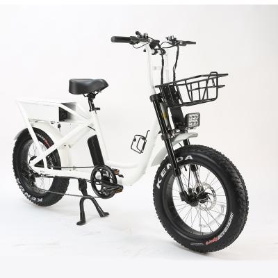 China Aluminum Alloy BAOGL/20 Inch Fat Tire Electric Bicycle 48V 750W Bafang Motor Aluminum Alloy Frame ebike for sale