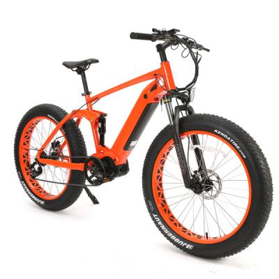 China Luxury Type Dual Suspension Electric Moutain Bike Fat Tires (eMTB) for sale