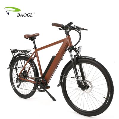 China Aluminum Alloy Mountain eBike Front Suspension Eletrica Bike Electric Bicycle for sale