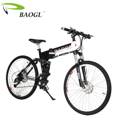 China Alloy BAOGL /OEM Road Aluminum Electric Bike 26 Inch eBike Light Weight for sale