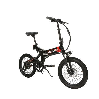 China Wholesale BAOGL/New arrival aluminum alloy full suspension e bike folding mountain foldable electric bicycle for sale