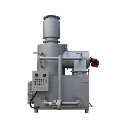 China 2300 kg Weight 10-500 kg/hr Smokeless Incinerator For Hospital Waste Disposal Machinery for sale