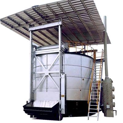 China 8-12 Cbm Capacity Chicken Manure Treatment Machine For Fertilizer Production for sale