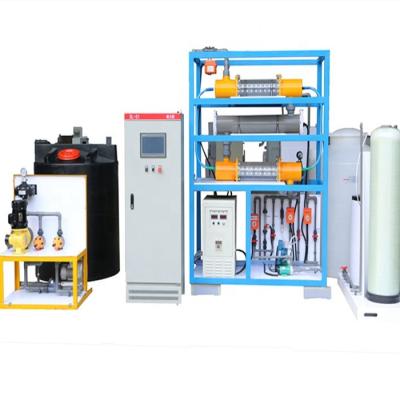 China PLC Controlled Sodium Hypochlorite Generator for Brine Electrolysis Chlorine Production for sale