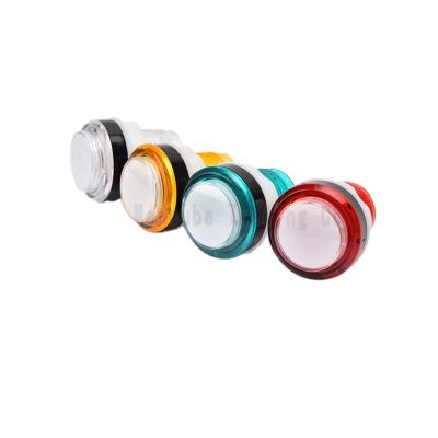 China Factory direct sales round high quality translucent game small button double color advanced multicolor buttons for sale