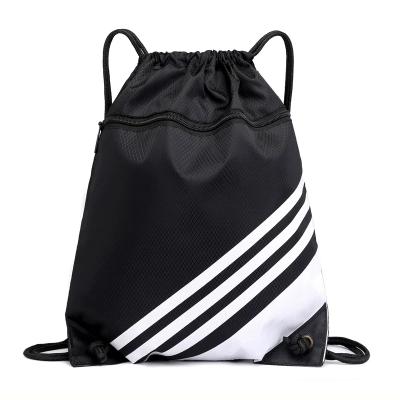 China Custom Drawstring Bag Drawstring Bag Reusable Nylon 210d Nylon Backpack Bag for sale