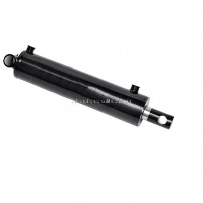 China Standard Pin Eye Mounting 3000psi Garbage Truck Use Premium Slim Hydraulic Cylinders With Cross Tube Mount for sale