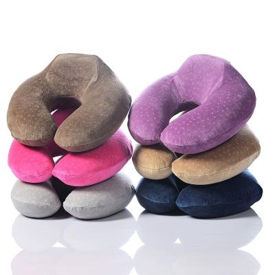 China Portable Travel Neck Pillow Anti Dust Mite U-Shape Neck Pillow With Head Rest Memory Foam Travel Pillow for sale