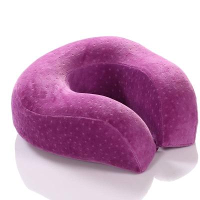 China Anti Dust Mite Expanded Version Memory Foam Travel Neck Pillow U Shaped Car Relieve Fatigue for sale