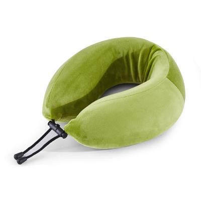 China Slow Protector Nap Travel Plane Head Pillow Memory Foam Anti-Static U Shaped Rebound Neck Pillow for sale