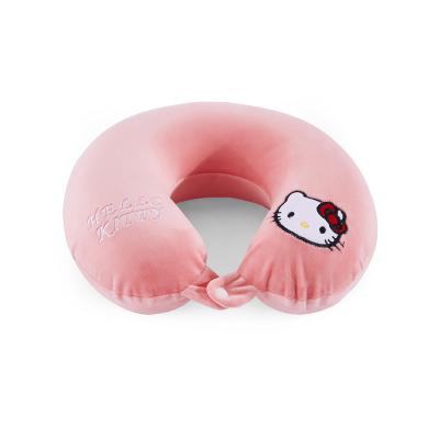 China Anti-static Animal Cute Cartoon U Shaped Neck Pillow Travel By Car Aircraft Device Magic Memory Foam for sale