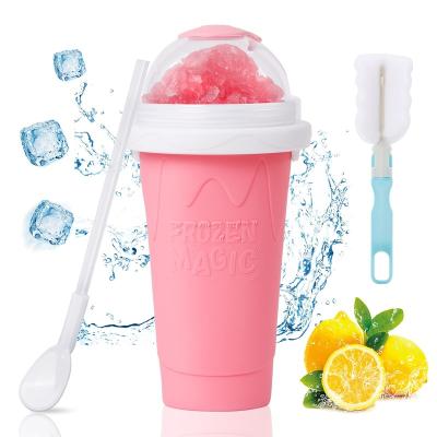 China Sustainable Premium Maker 7.1OZ Soggy Mug, Durable Slushie Maker Mug for Christmas with Cup Brush Straw and Spoon for sale