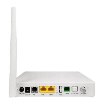 China FTTH 1ge 1fe catv wifi voice ftth gpon onu for Triple Play epon onu with 1 catv rf port gepon for sale