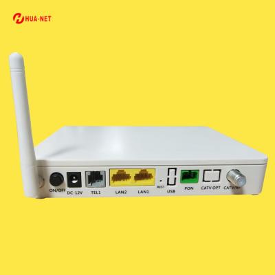 China white plastic epon catv huawei zte olt gepon equipment un built in wifi rf voice un ont ontario price india for sale