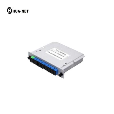 China GPON PLC Splitter 1:8 SC/APC Cassette Fiber Optic Optic Splitter For FTTH PLC Splitter for sale