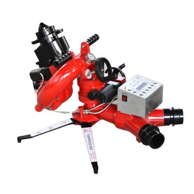 China HOT Portable Bottom Adjustable Automatic Remote Control 50PLM Water Cannon for Fire Fighting Rescue 80mm for sale